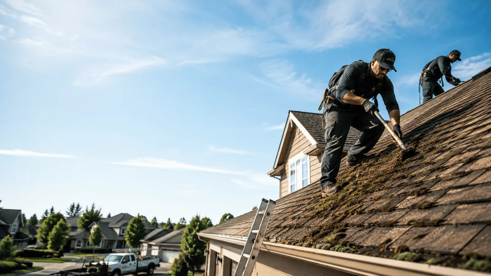 Roof Moss Removal in Freedom, ME near me